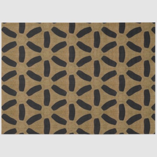 Mousseline Papier de découpage de meubles textiles africains (Recto)