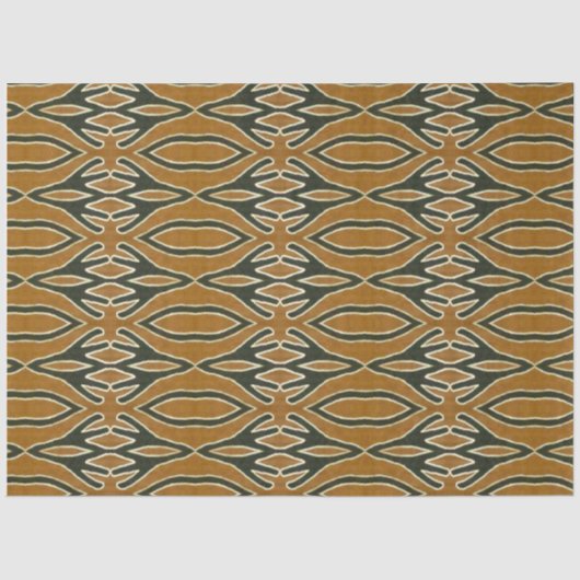 Mousseline Papier de découpage de meubles textiles africains (Recto)