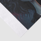 Mousseline Papier de découpage de petite vamp gothique fille (Détail)