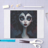 Mousseline Papier de découpage de petite vamp gothique fille (Artisanat)