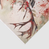 Mousseline Papier de découpage de rennes de Noël (Détail)