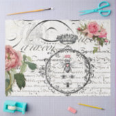 Mousseline Papier de découpage de script Floral Queen Bee (Artisanat)