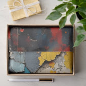 Mousseline Papier de découpage de visage de femme de graffiti (Cadeau)