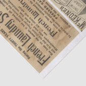 Mousseline Papier de Decoupage d'éléments de journal d'ordure (Détail)