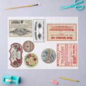 Mousseline Papier de Decoupage d'éléments d'étiquette de (Artisanat)