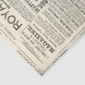 Mousseline Papier de Decoupage d'éphémères (Détail)