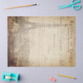 Mousseline Papier de Decoupage d'éphémères de Tour Eiffel (Artisanat)