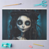 Mousseline Papier de découpage déplaisant Voodoo Halloween (Artisanat)