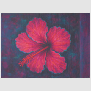 Mousseline Papier de découpage d'Hibiscus électrique - rose n