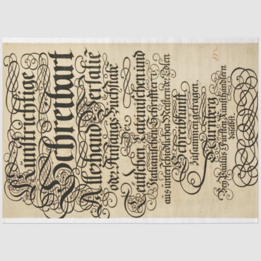 Mousseline Papier de découpage du mobilier de script (Recto)