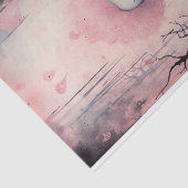 Mousseline Papier de découpage éffrayant fille 12 (Détail)