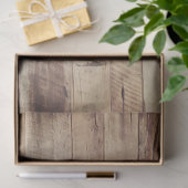 Mousseline Papier de découpage en bois rustique (Cadeau)
