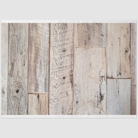 Mousseline Papier de découpage en bois rustique (Recto)