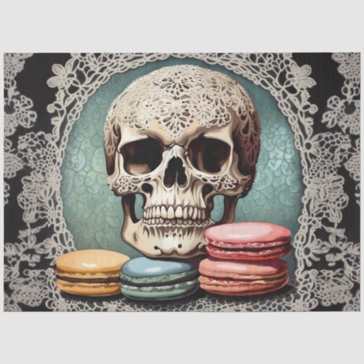 Mousseline Papier de découpage en dentelle de Macaron (Recto)