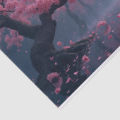 Mousseline Papier de découpage en fleurs de cerisier de print (Détail)