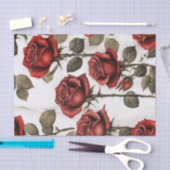 Mousseline Papier de découpage en marbre rose rouge (Artisanat)