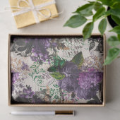 Mousseline Papier de découpage en Rose violet Vintage (Cadeau)