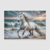 Mousseline Papier de découpage esprit de plage (Recto)