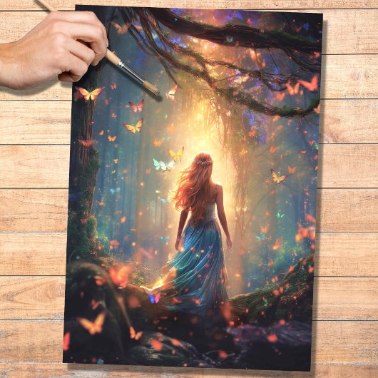 Mousseline Papier de découpage Fairy 2