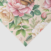 Mousseline Papier de découpage fantaisiste fleurs et animaux  (Détail)