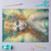 Mousseline Papier de découpage Fée Été Lumineux (Artisanat)