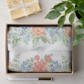 Mousseline Papier de découpage Fleurs pastel de printemps (Cadeau)