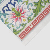 Mousseline Papier de découpage floral asiatique (Détail)