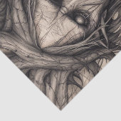 Mousseline Papier de découpage forestier (Détail)