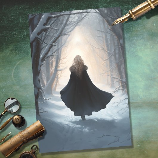 Mousseline Papier de découpage Girin Forest 5