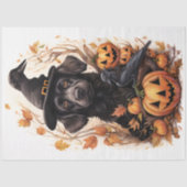 Mousseline Papier de découpage Halloween Chien 4 (Recto)
