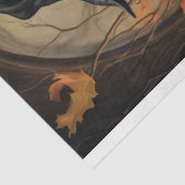 Mousseline Papier de découpage Halloween Witch Chat 1 (Détail)