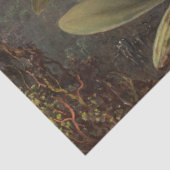 Mousseline Papier de découpage Humide et Iris (Détail)