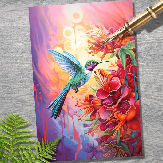 Mousseline Papier de découpage Hummingbird 1