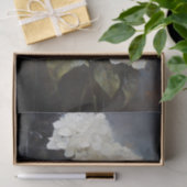 Mousseline Papier de découpage Hydrangea 1 blanc (Cadeau)