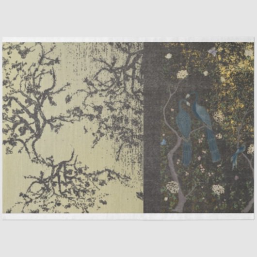 Mousseline Papier de découpage japonais (Recto)