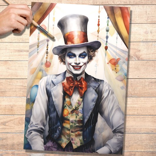 Mousseline Papier de découpage Joker 2