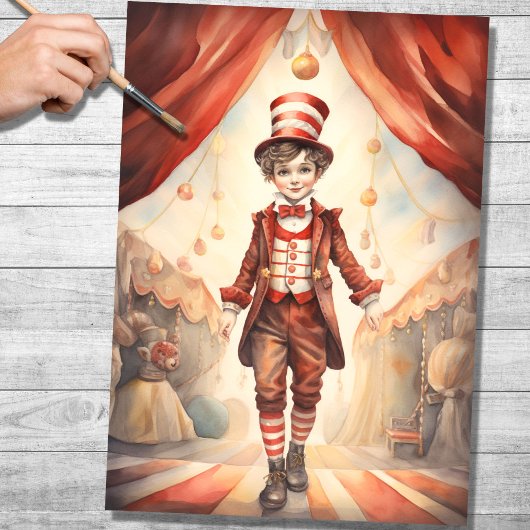 Mousseline Papier de découpage Little Ringmaster 6