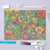 Mousseline Papier de découpage MILLEFLEUR (Artisanat)