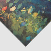 Mousseline Papier de découpage MOON GARDEN (Détail)