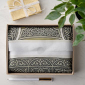 Mousseline papier de découpage motif d'inspiration asiatique (Cadeau)