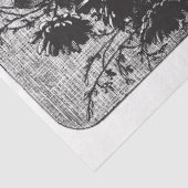 Mousseline Papier de découpage multinoir et blanc (Détail)