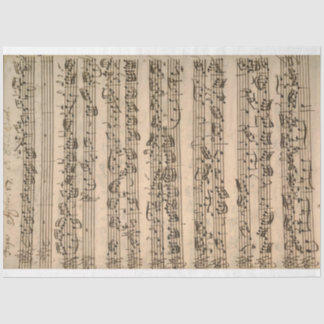 Mousseline Papier de découpage musicale Quatuor à cordes