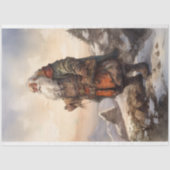 Mousseline Papier de découpage Old Man Père Noël 2 (Recto)