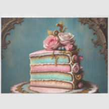 Papier de découpage Pastel Rococo en tranches de g