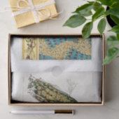 Mousseline Papier de découpage Peacock (Cadeau)