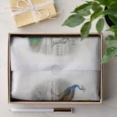 Mousseline Papier de découpage Peacock (Cadeau)