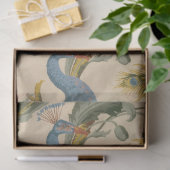 Mousseline Papier de découpage Peacock & floral (Cadeau)