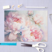 Mousseline Papier de découpage PEONY (Artisanat)