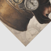 Mousseline Papier de découpage Pitbull Steampunk (Détail)