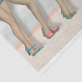 Mousseline Papier de découpage pour dames de bain rétro (Détail)